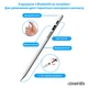Стилус цифровий із дисплеєм DrawPen Active Pro для iPhone iPad Android планшета телефона пера сенсорного екрана сенсорних пристроїв для малювання письма навчання графічний ємнісний активний сенсорний перо та 2 змінних наконечники у подарунок білий (21011) - зображення 5