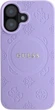 Etui Guess Saffiano Peony Classic Logo MagSafe do Apple iPhone 16 Purple (GUHMP16SPSAPSMEU) - obraz 2