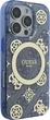 Etui Guess IML Peony On 4G Background MagSafe do Apple iPhone 16 Pro Max Blue (GUHMP16XH4PYEEB) - obraz 4