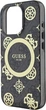 Etui Guess IML Peony On 4G Background MagSafe do Apple iPhone 16 Pro Max Black (GUHMP16XH4PYEEK) - obraz 5