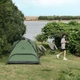 Палатка трехместная автоматическая Naturehike NH21ZP008 с 2 входами, ткань Оксфорд Темно-зеленый (6976023922336) - изображение 7