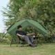 Палатка трехместная автоматическая Naturehike NH21ZP008 с 2 входами, ткань Оксфорд Темно-зеленый (6976023922336) - изображение 8
