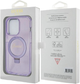 Etui plecki Guess Ring Stand Script Glitter MagSafe do Apple iPhone 13 Pro/13 Purple (3666339156688) - obraz 8
