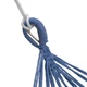 Hamak Nils Camp NC9004 z drewnianą belką 70 cm i metalowym uchwytem Niebiesko-Ciemnoniebieski (5907695593471) - obraz 5