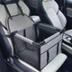 Сумка Переноска в Авто для Собак і Котів Каркасна 12 Трубок Сидіння Автокрісло Складне в Машину для Транспортування Тварин Сіре - зображення 1