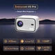 Проектор Everycom H5 Pro 400 ANSI люмен 4K на Android 12, 1+32GB, LCD 1080P, Wi-Fi, Bluetooth, для дома и офиса (Everycom H5 Pro 400 ANSI HiSilicon 352) - изображение 2