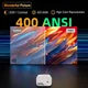 Проектор Everycom H5 Pro 400 ANSI люмен 4K на Android 12, 1+32GB, LCD 1080P, Wi-Fi, Bluetooth, для дома и офиса (Everycom H5 Pro 400 ANSI HiSilicon 352) - изображение 3