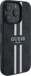 Etui Guess 4G Printed Stripes MagSafe do Apple iPhone 16 Pro Max Black (GUHMP16XP4RPSK) - obraz 4