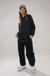 Худи BURTON W OAK LONG PULLOVER HOODIE true black heather - 20840-B11 - M - изображение 6