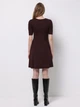 Платье короткое осеннее женское Colin's CL1076380BRD L Bordeaux (8684112828053) - изображение 2