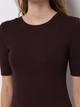 Платье короткое осеннее женское Colin's CL1076380BRD L Bordeaux (8684112828053) - изображение 4