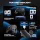 Беспроводной геймпад Bluetooth Fantech WGP15V2 Eos Pro II — джойстик-контроллер для PC/ Steam, Switch, IOS, MacOS, tvOS , Android, до 26 часов работы Black - изображение 7