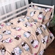 Простынь MirSon Полуторная Евро 150х220 см 17-0866 Hello Kitty Style Бязь (2200012065198) - изображение 4