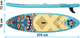Надувна дошка SUP Soke Aquasurf 275 x 76 x 12 см 850000 (5903890629908) - зображення 5
