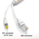 Водонепроницаемый PoE инжектор сплиттер DC 5.5x2.1мм + RJ45 Ethernet 100 Мбит/с White, 1 шт (48977) - изображение 2