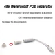 Водонепроницаемый PoE инжектор сплиттер DC 5.5x2.1мм + RJ45 Ethernet 100 Мбит/с White, 1 шт (48977) - изображение 7