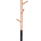 Wieszak na ubrania  Springos HA2039 z imitacją drewna 180 cm czarny (5907719420639) - obraz 4