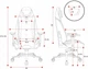 Комп'ютерне крісло для геймера Diablo Chairs X.Eye Prime Normal Size Nightwolf Moon - зображення 4