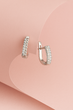 Серьги серебряные дорожка с фианитами Silver Style (20391.12 sku:2300103961290) - изображение 2