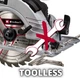 Пила дискова акумуляторна Einhell Professional TE-CS 18/190LI BL PXC 18В 190х20мм 3.23кг без АКБ та (00123109) - зображення 4