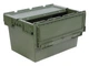 Ящик пластиковый N6433-ALC тип 1 600x400x345 мм Оливковый - изображение 1