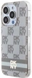 Etui DKNY IML Checkered Mono Pattern & Printed Stripes MagSafe do Apple iPhone 13/13 Pro Max Beige (3666339269449) - obraz 2
