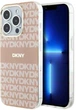 Etui DKNY IML Mono & Stripe MagSafe do Apple iPhone 13 Pro Max Pink (3666339267629) - obraz 1