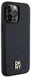 Etui DKNY Leather Pattern Metal Logo MagSafe do Apple iPhone 13 Pro Max Black (3666339261467) - obraz 4