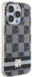 Etui DKNY IML Checkered Mono Pattern & Printed Stripes MagSafe do Apple iPhone 14 Pro Black (3666339269333) - obraz 4
