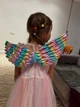 Детский разноцветный костюм единорог крылья и обруч для детей 3 - 10 лет - изображение 2