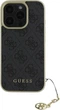 Etui Guess 4G Charms Collection do Apple iPhone 16 Pro Black (GUHCP16LGF4GGR) - obraz 2