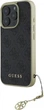 Etui Guess 4G Charms Collection do Apple iPhone 16 Pro Black (GUHCP16LGF4GGR) - obraz 3