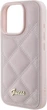 Etui Guess Quilted Metal Logo do Apple iPhone 16 Pro Pink (GUHCP16LPSQSQSP) - obraz 6