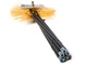 Набор для чистки дымохода Savent щетка 400 мм + 6 гибких ручек по 1 м универсальный комплект для дымоходов и вентиляции - изображение 2