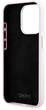 Etui DKNY Liquid Silicone Small Metal Logo MagSafe do Apple iPhone 14 Pro Pink (3666339265830) - obraz 6
