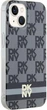 Etui DKNY IML Checkered Mono Pattern & Printed Stripes MagSafe do Apple iPhone 15 / 14 / 13 Black (3666339269319) - obraz 4