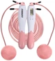 Скакалка без шнура EasyFit TwinRope EF-1909-WP со счетчиком 2.8 м Бело-розовая (56003651) - изображение 1