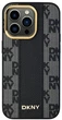 Etui DKNY Leather Checkered Mono Pattern MagSafe do Apple iPhone 14 Pro Max Black (3666339259822) - obraz 3