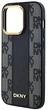Etui DKNY Leather Checkered Mono Pattern MagSafe do Apple iPhone 14 Pro Max Black (3666339259822) - obraz 5