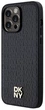Etui DKNY Leather Monogram Pattern Metal Logo MagSafe do Apple iPhone 14 Pro Max Black (3666339261504) - obraz 2