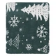 Плед Ardesto Christmas Flannel 100% полиэстер 160x200 елки Зеленый (ART0128PB) - изображение 2