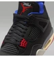 Кросівки чоловічі Jordan 4 Retro Rare Air Black 42 Чорний FV5029-003 - зображення 9