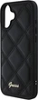 Панель Guess Quilted Metal Logo для Apple iPhone 16 Plus Black (GUHCP16MPSQSQSK) - зображення 6
