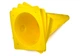Конусы (фишки) для футбола EasyFit PVC 4 шт 31см Желтый для тренировок (EF-1679-4Y) - изображение 5
