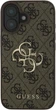 Etui Guess 4G Big Logo do Apple iPhone 16 Brown (GUHCP16S4GMGBR) - obraz 2