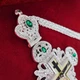 Почетный крест для духовного руководителя (зеленые камни) - изображение 4