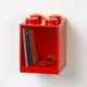 Настінна полиця у формі кубика DK-285 Red - зображення 3