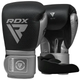 Рукавички боксерські з капою RDX MARK PRO SPARRING TRI LIRA 2 розмір 14 унцій, чорно-сріблястий - изображение 1