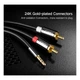 Кабель мультимедийный 3.5mm M to 2xRCA M 3.0m AV116 black Ugreen (10590) - изображение 7