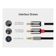 Кабель мультимедийный 3.5mm M to 2xRCA M 3.0m AV116 black Ugreen (10590) - изображение 10